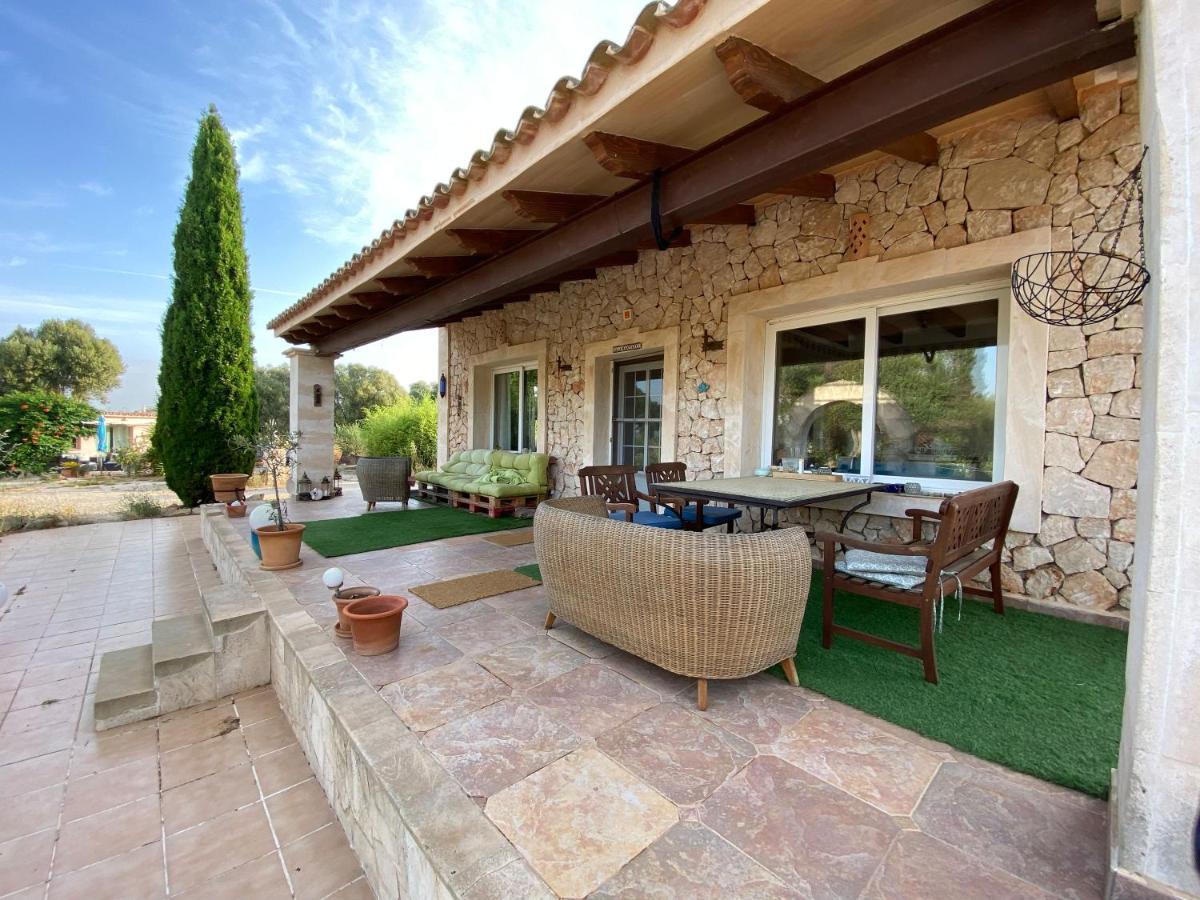 Finca Es Velar Santanyí Esterno foto