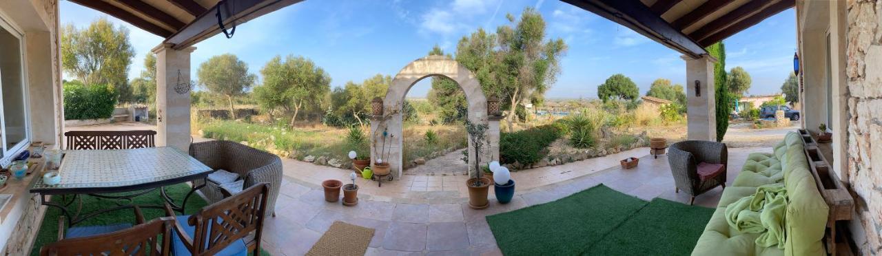 Finca Es Velar Santanyí Esterno foto